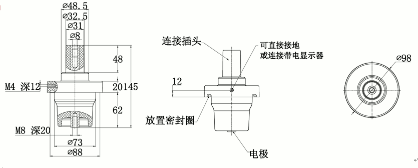 金年会官方网站核材250A充气柜套管结构图.gif